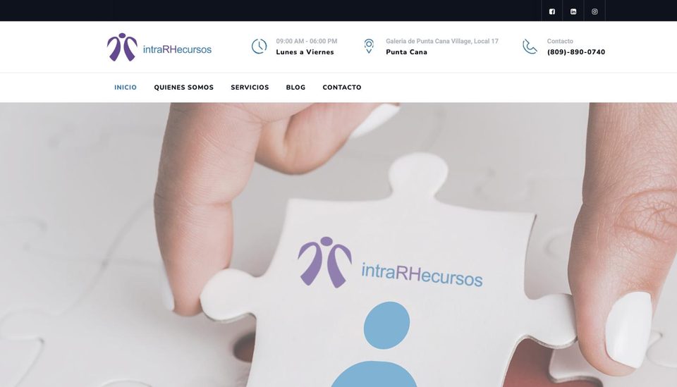 Página web de IntraRHecursos